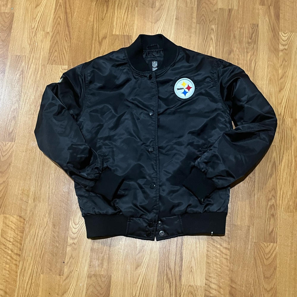 Pittsburgh Steeler Bombers Jacket Adult Size: Small